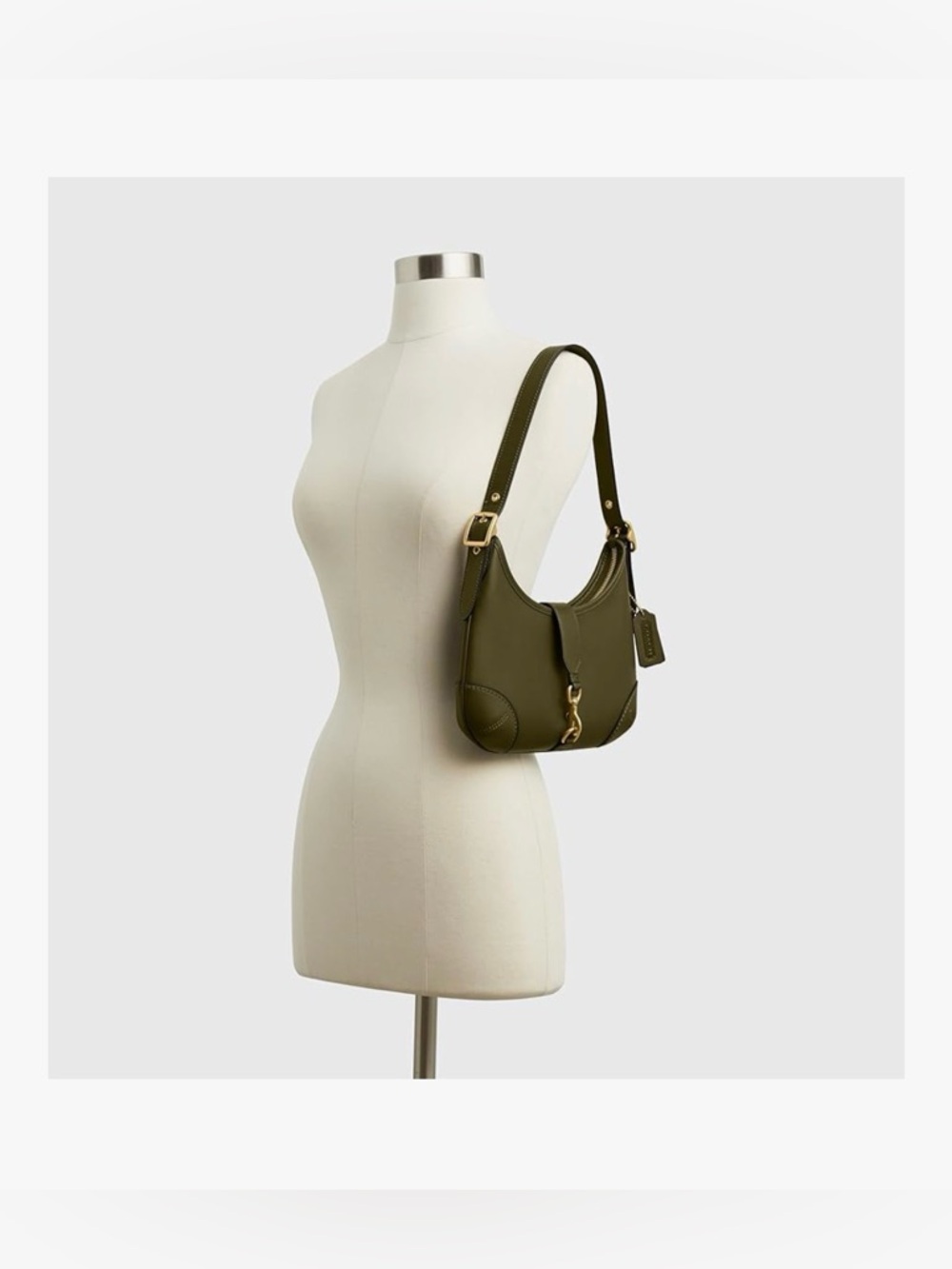 Coach Hampton Hobo Shoulder Bag with Brass Hardware, NWT, limited re-edition - Picture 6 of 17